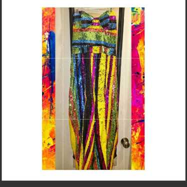 Colorful Sequence dress