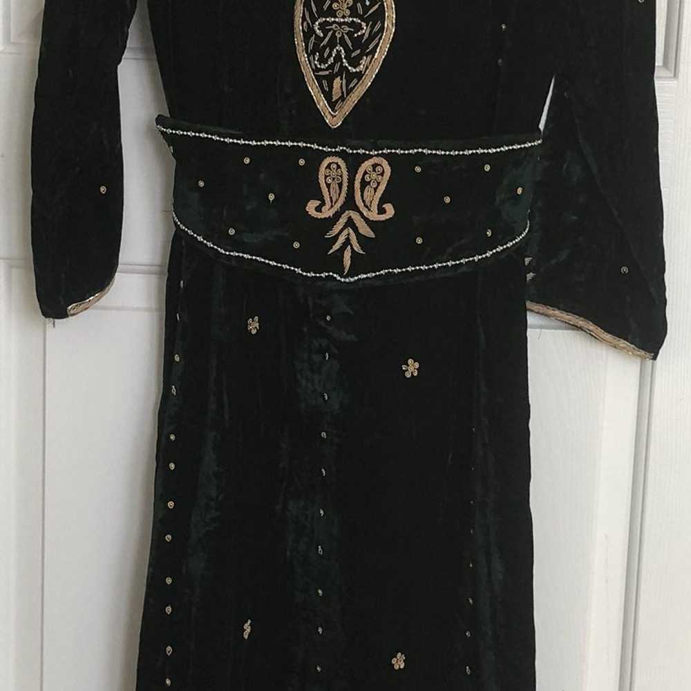 Moroccan Velvet Dress - image 1