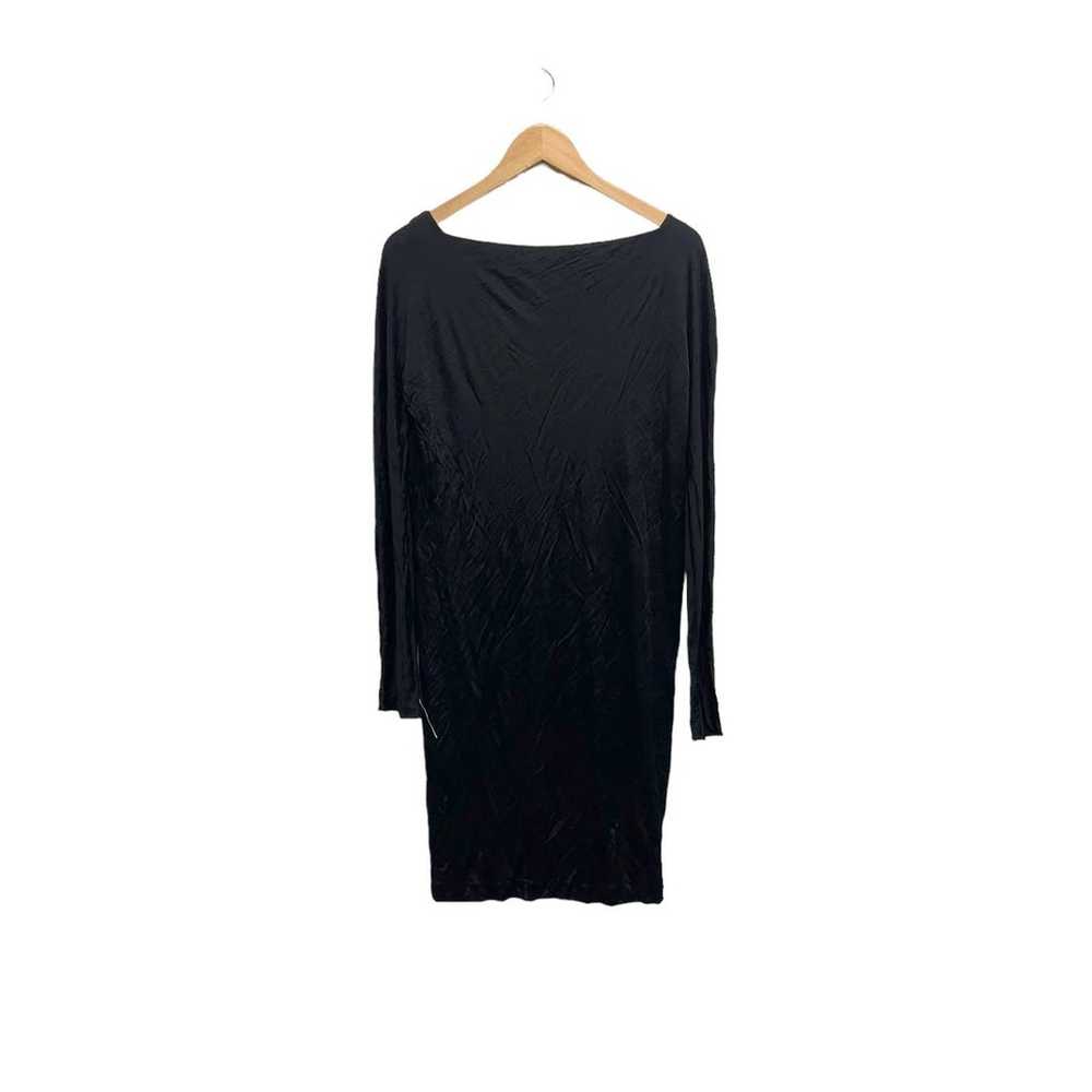 Dsquared2 Blackless Long Sleeve Mini Dress in Bla… - image 1