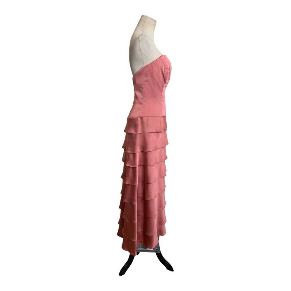 Lazaro pink melon strapless formal gown dress siz… - image 3