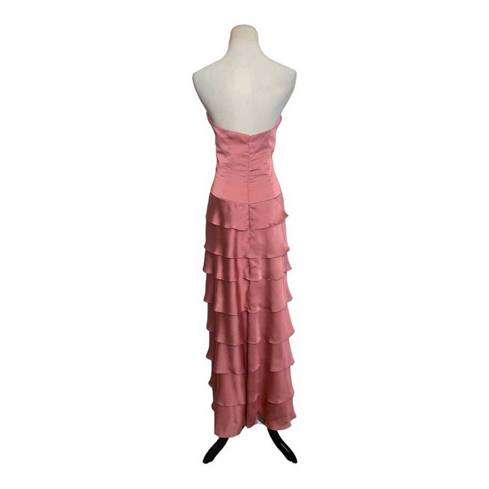 Lazaro pink melon strapless formal gown dress siz… - image 5