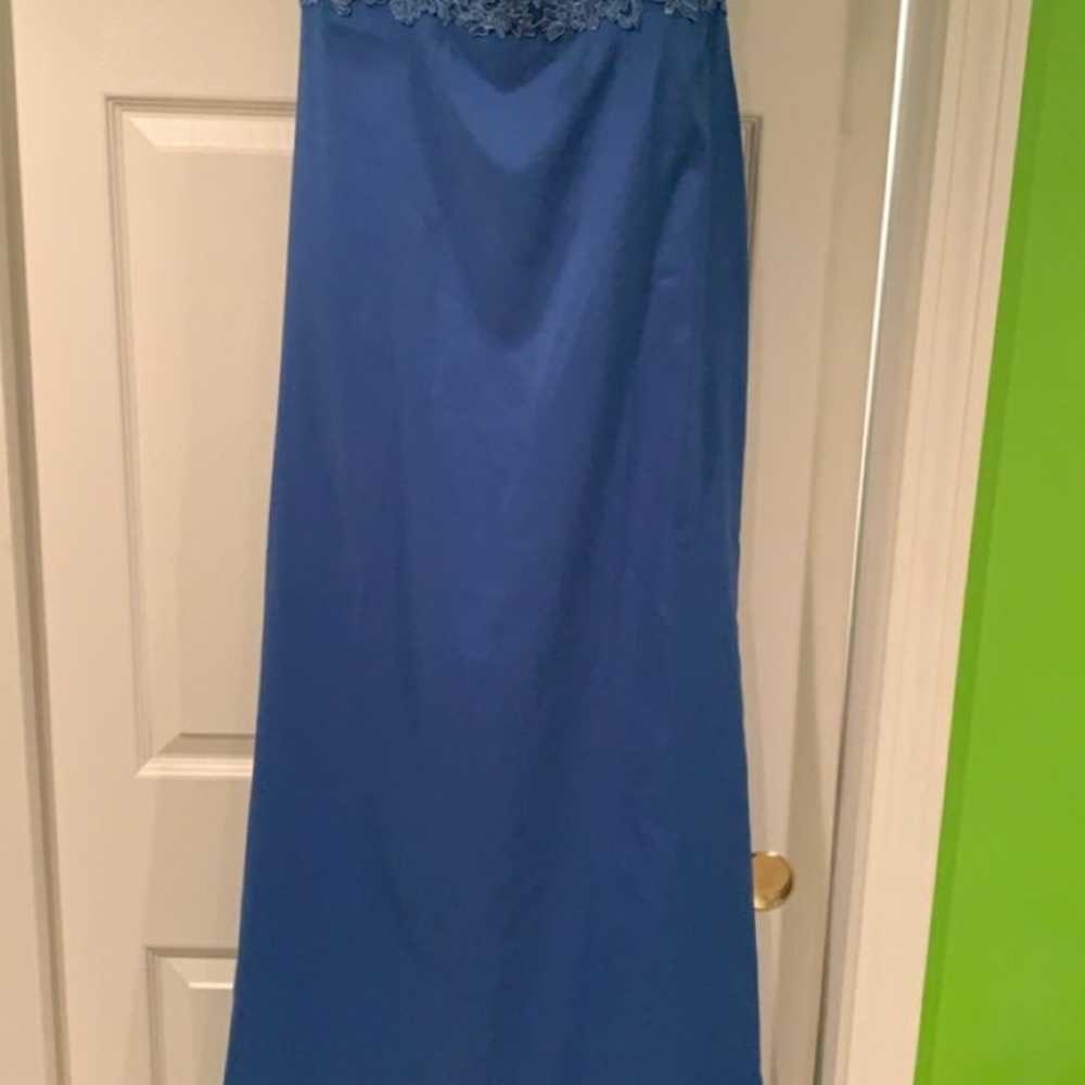 Lake blue lace Dress - image 1