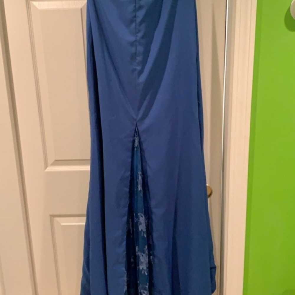 Lake blue lace Dress - image 3