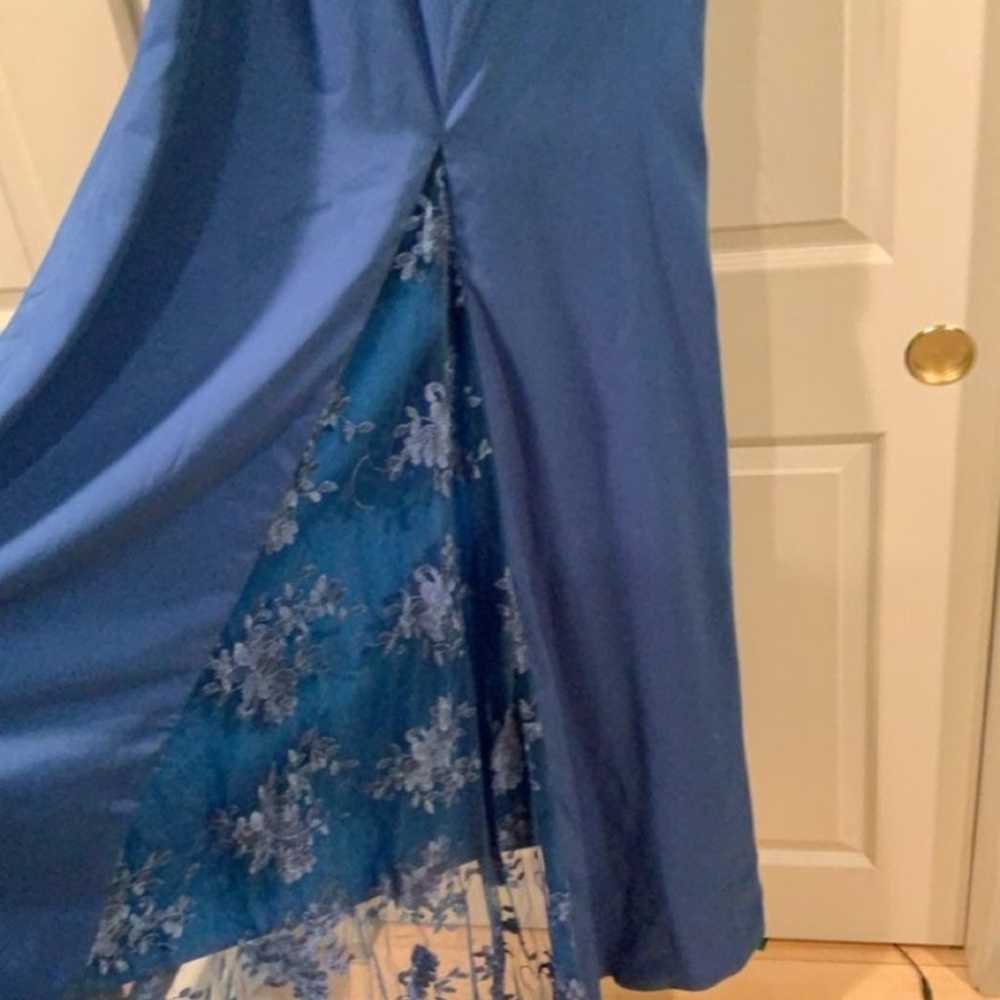 Lake blue lace Dress - image 4
