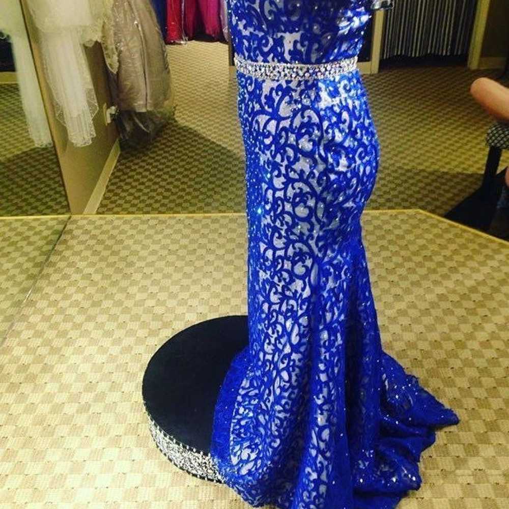 Gorgeous Royal Blue Mermaid Prom Dress - image 2