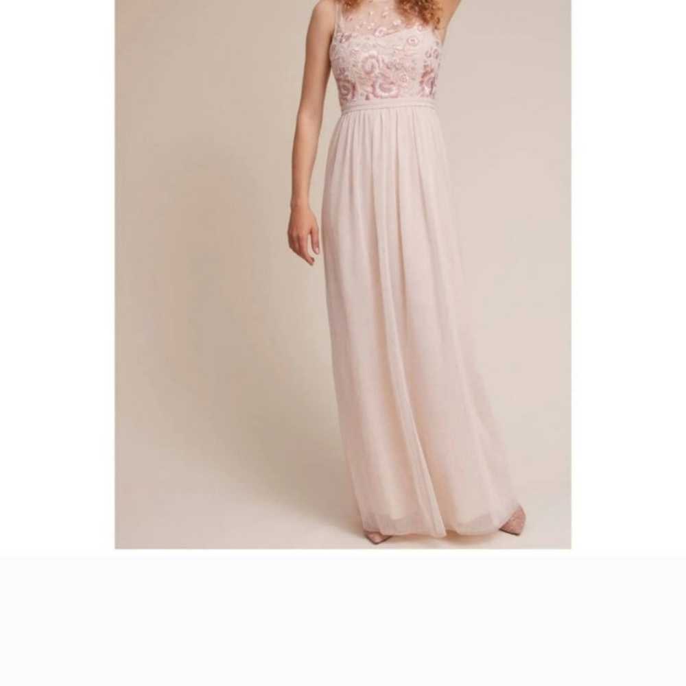 BHLDN Baldwin tulle skirt dress size 16 - image 1