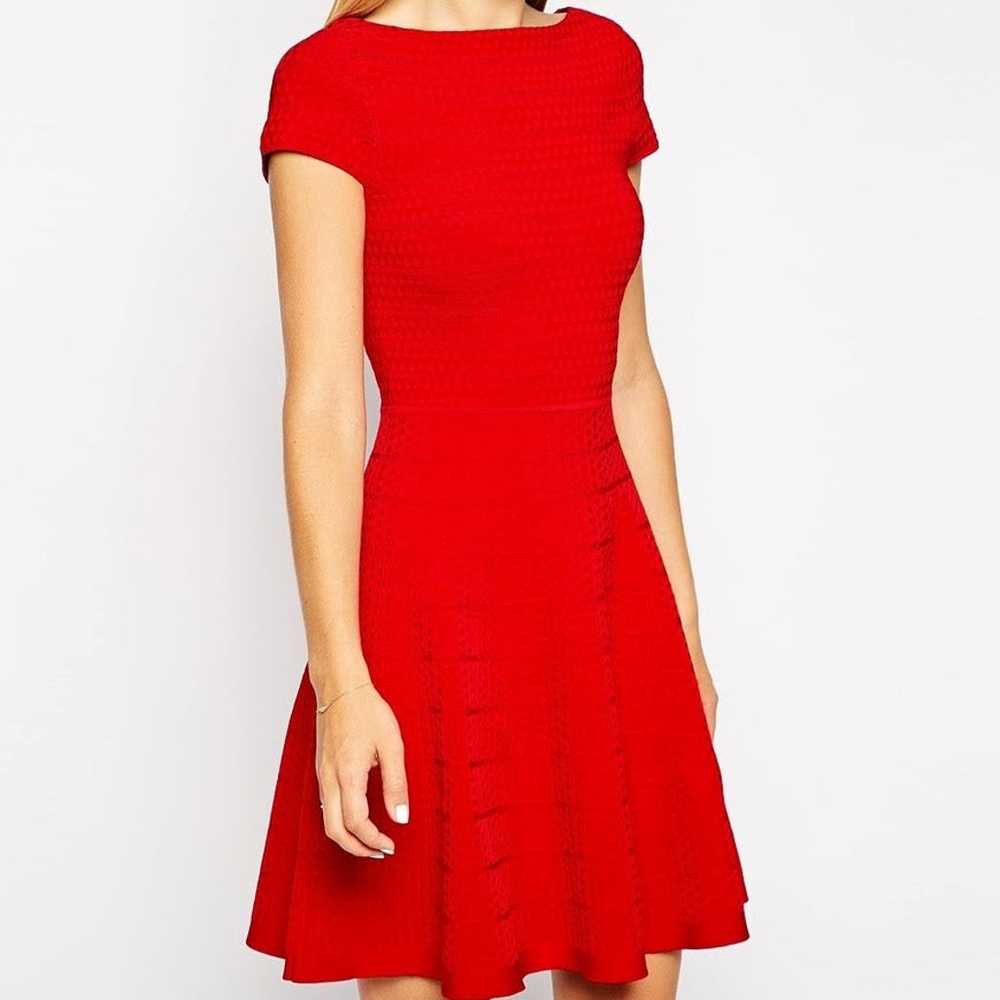 Karen Millen Red Dot Women’s Dress - image 6