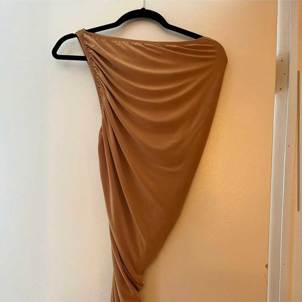 Dress Norma Kamali Nude Diana Gown Revol - image 6