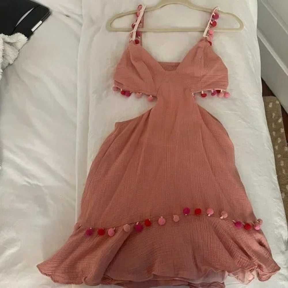 MAJORELLE Capsize Dress in Blush Size Small - image 4