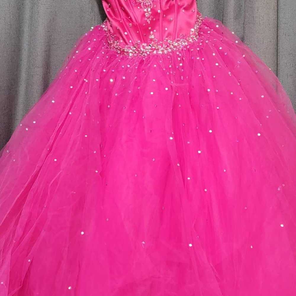 Hot pink dress used for 16th Birthday - image 1