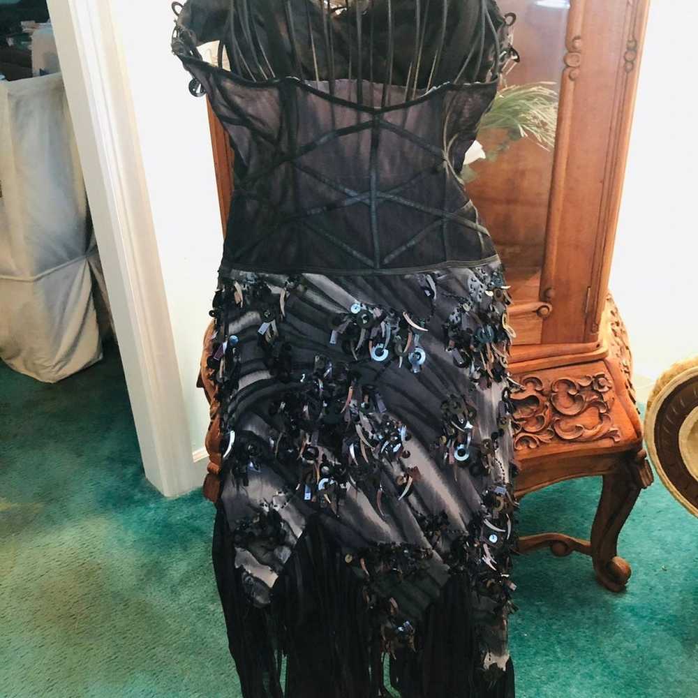 Gorgeous black evening dress!SZ 10!Sexy - image 3