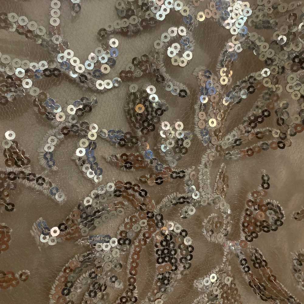 elegant sequined floor length gown - image 5