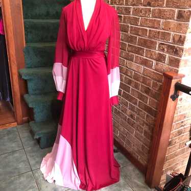 VTG Rare 70s Formal Gown Dress  Good condition  S… - image 1
