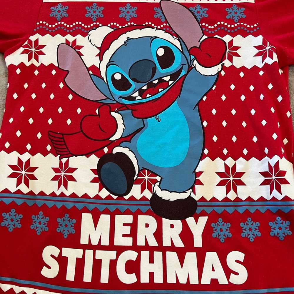 Disney Merry Stitchmas T-Shirt Girl’s Size XS - image 6