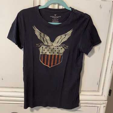 American Eagle Classic Graphic Tee Sz XS - image 1