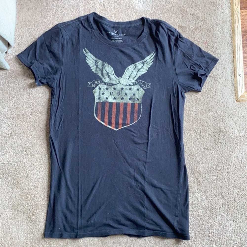 American Eagle Classic Graphic Tee Sz XS - image 4