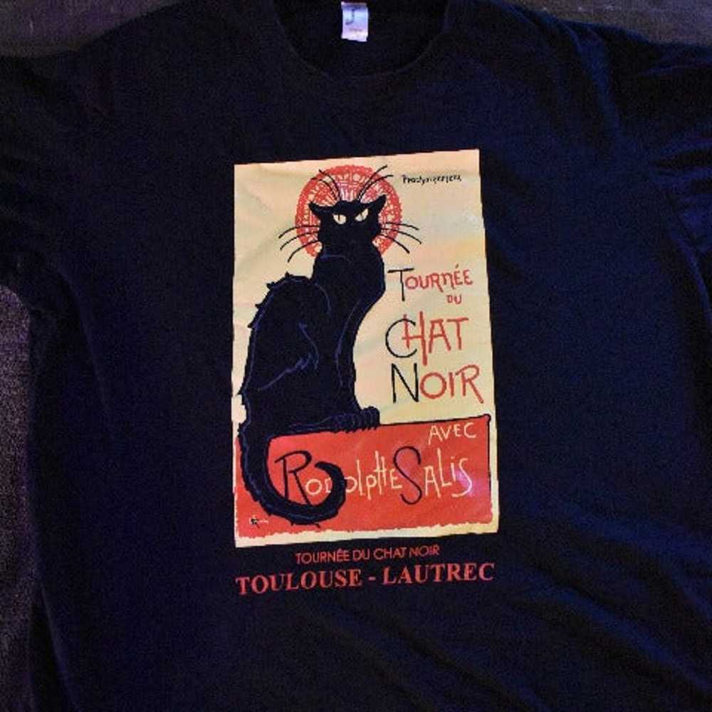 Le Chat Noir Club Paris Cat T Shirt - image 3