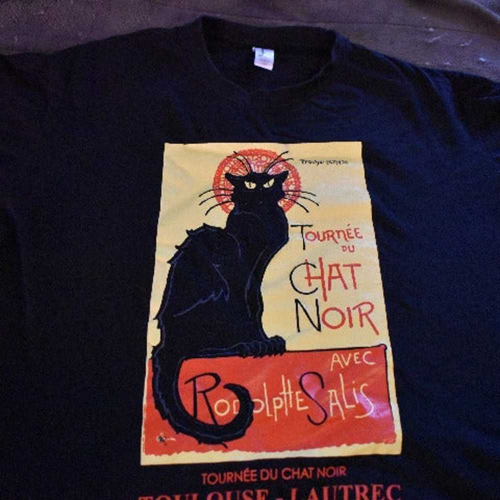 Le Chat Noir Club Paris Cat T Shirt - image 4