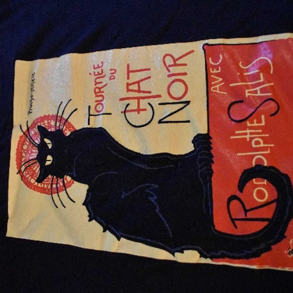 Le Chat Noir Club Paris Cat T Shirt - image 5