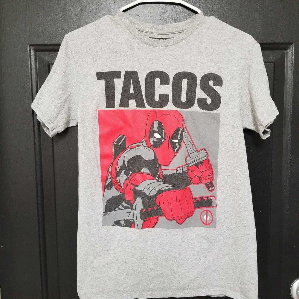 Marvel Deadpool tacos t shirt - image 2