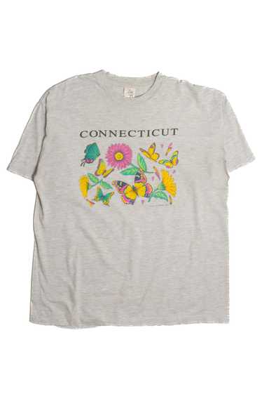 Vintage Connecticut Butterfly T-Shirt (1990s) 8663 - image 1