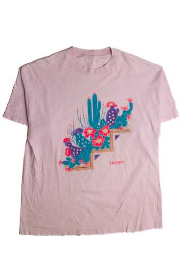 Vintage Arizona Cactus T-Shirt (1990s) 8469 - image 1