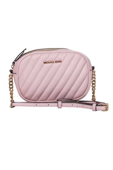 Michael Kors - "Rose" Pink Small Quilted Crossbody