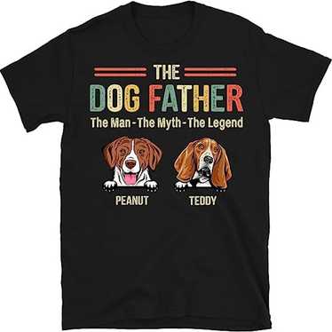The Dog Father Day Shirt, to The Best Dog Dad, Cu… - image 1
