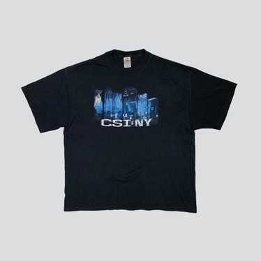 Vintage CSI NY T Shirt TV Show Promo Shirt 90s Y2… - image 1