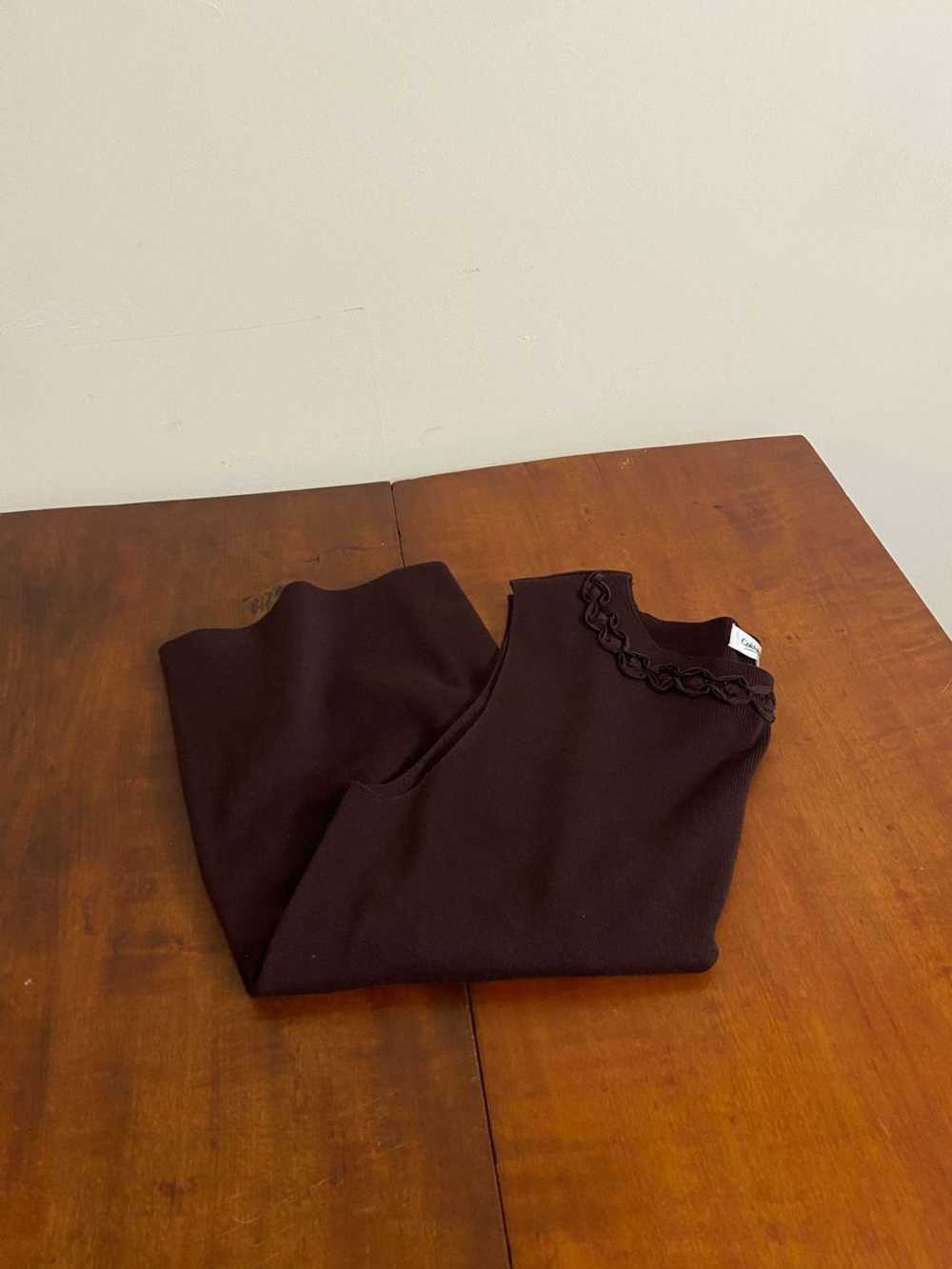 Cold Water Creek Brown Silk Tank Blouse (1X) | Us… - image 2