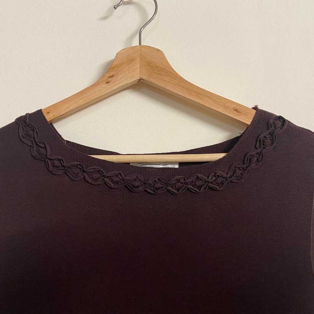 Cold Water Creek Brown Silk Tank Blouse (1X) | Us… - image 4