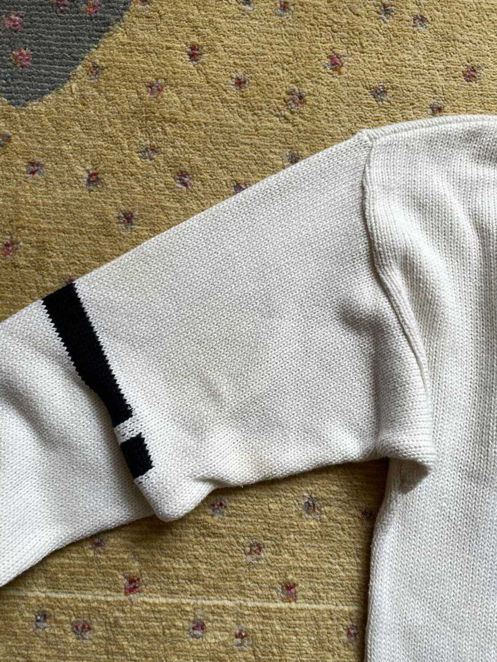 Mondi White abstract knit sweater (38) | Used,… - image 6