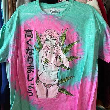 Spencers weed girl t shirt - image 1