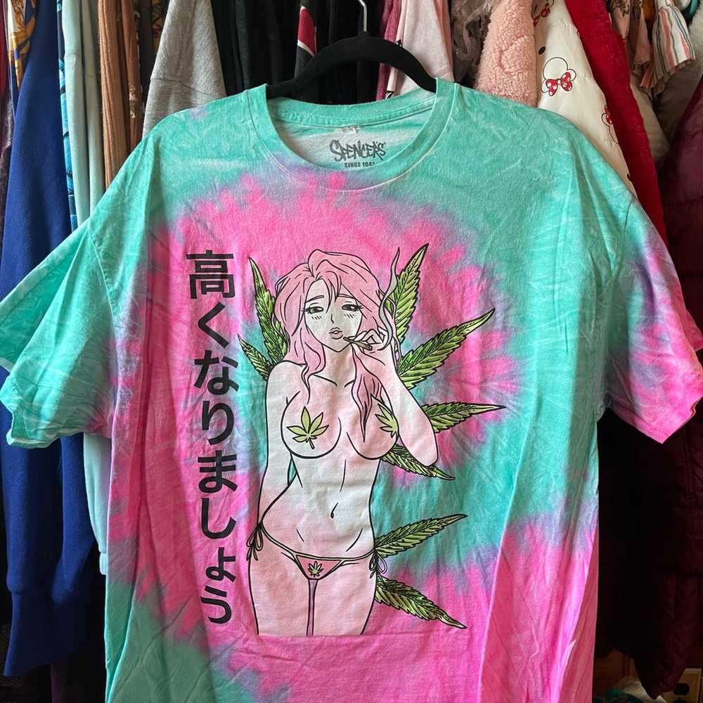 Spencers weed girl t shirt - image 3