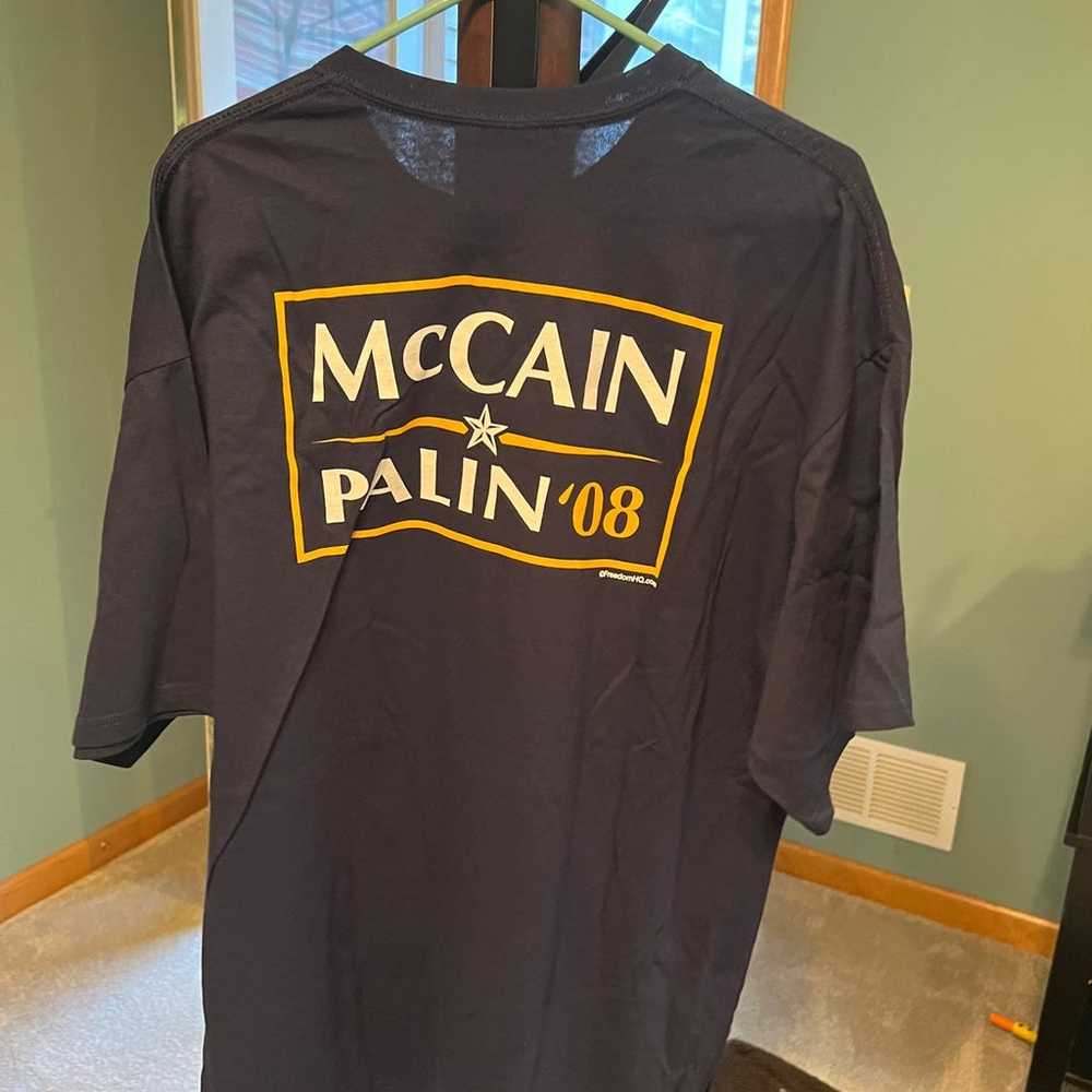 2008 McCain & Palin tshirt - image 3