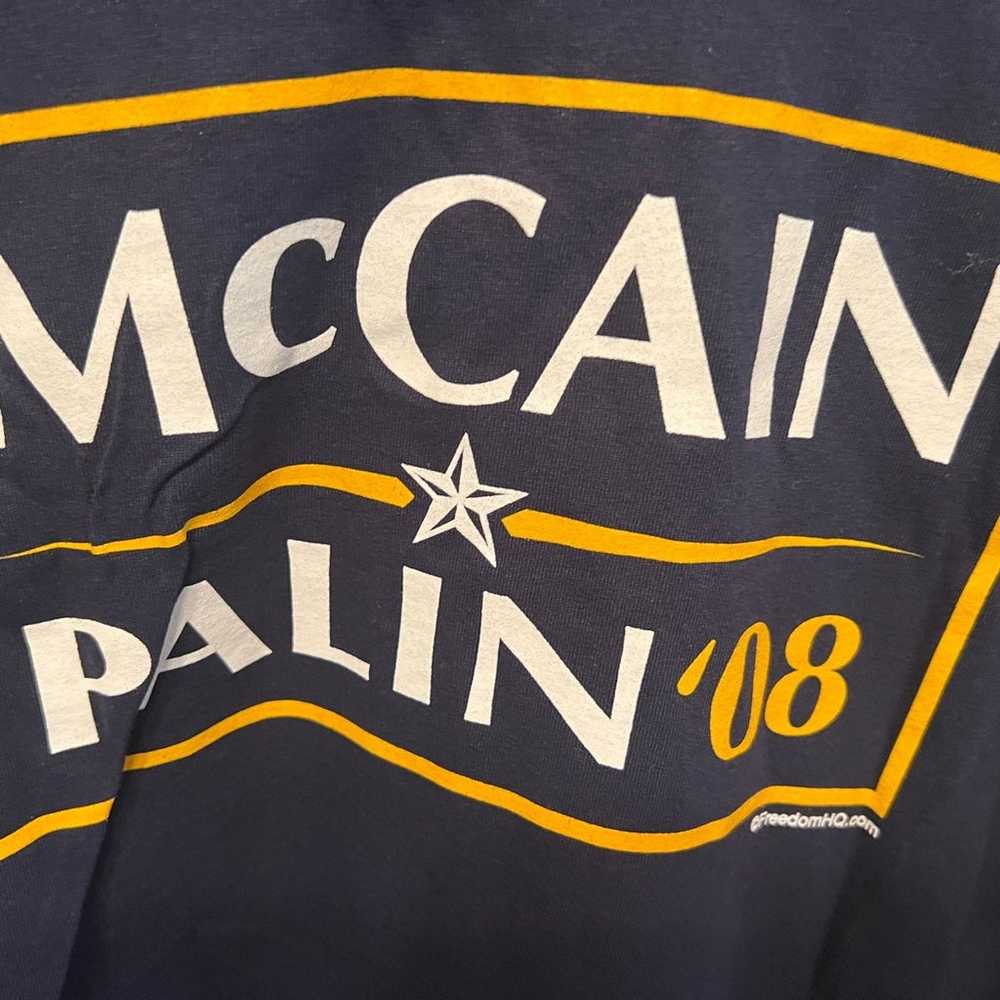 2008 McCain & Palin tshirt - image 4
