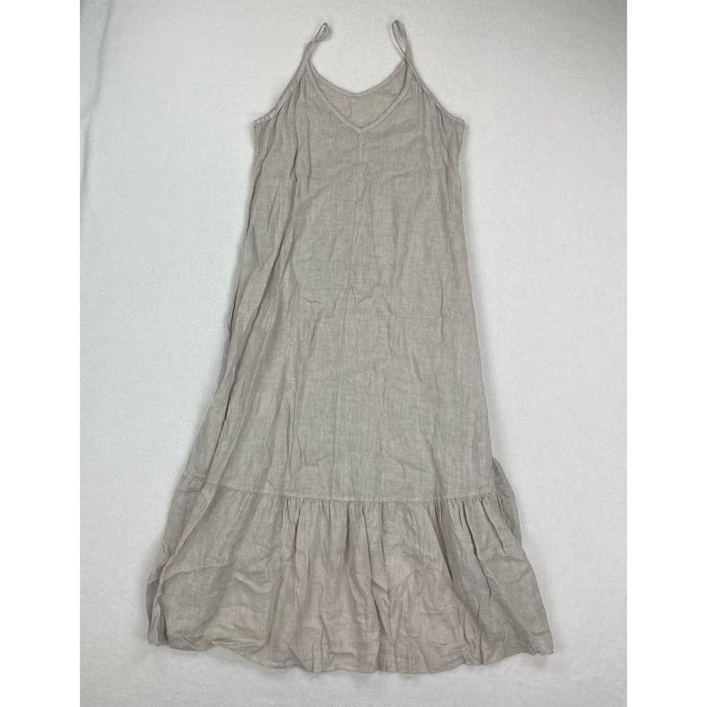 Terzo Millennio Dress Large Beige Linen Sleeveles… - image 7