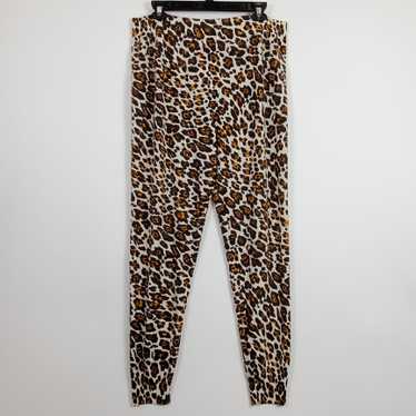 Stella McCartney Women Leopard Knit Pants Sz. 50 - image 1