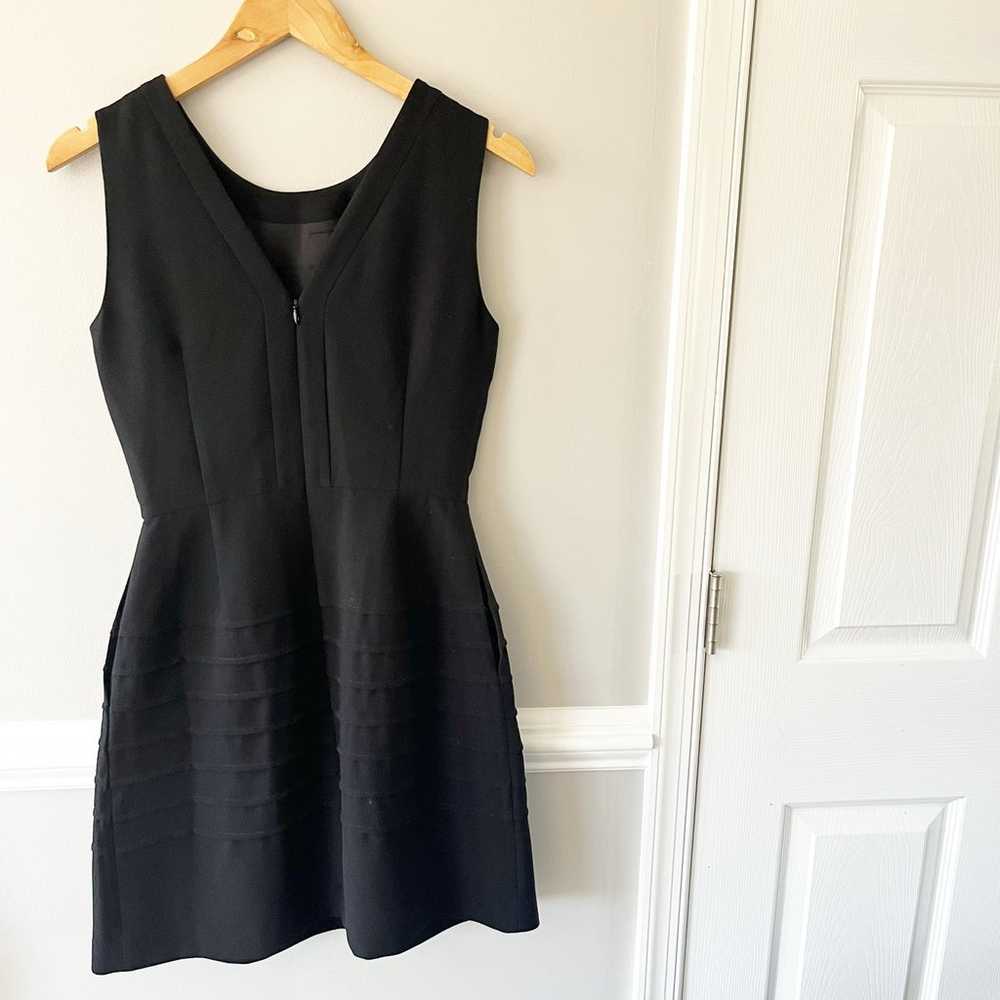Madewell Midnight Fit N Flare Black Cocktail Dres… - image 3