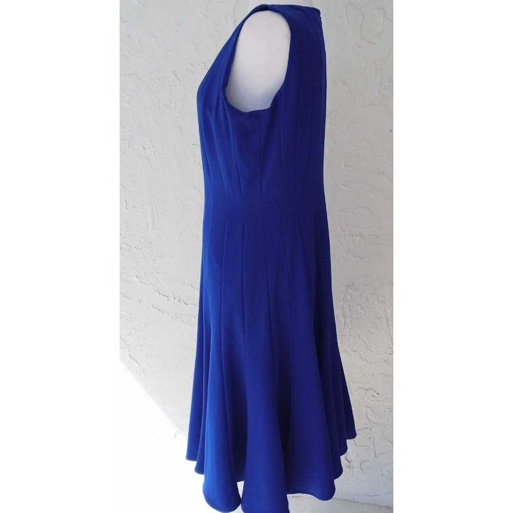 CALVIN KLEIN Women's Pleated Royal Blue Fit and F… - image 3