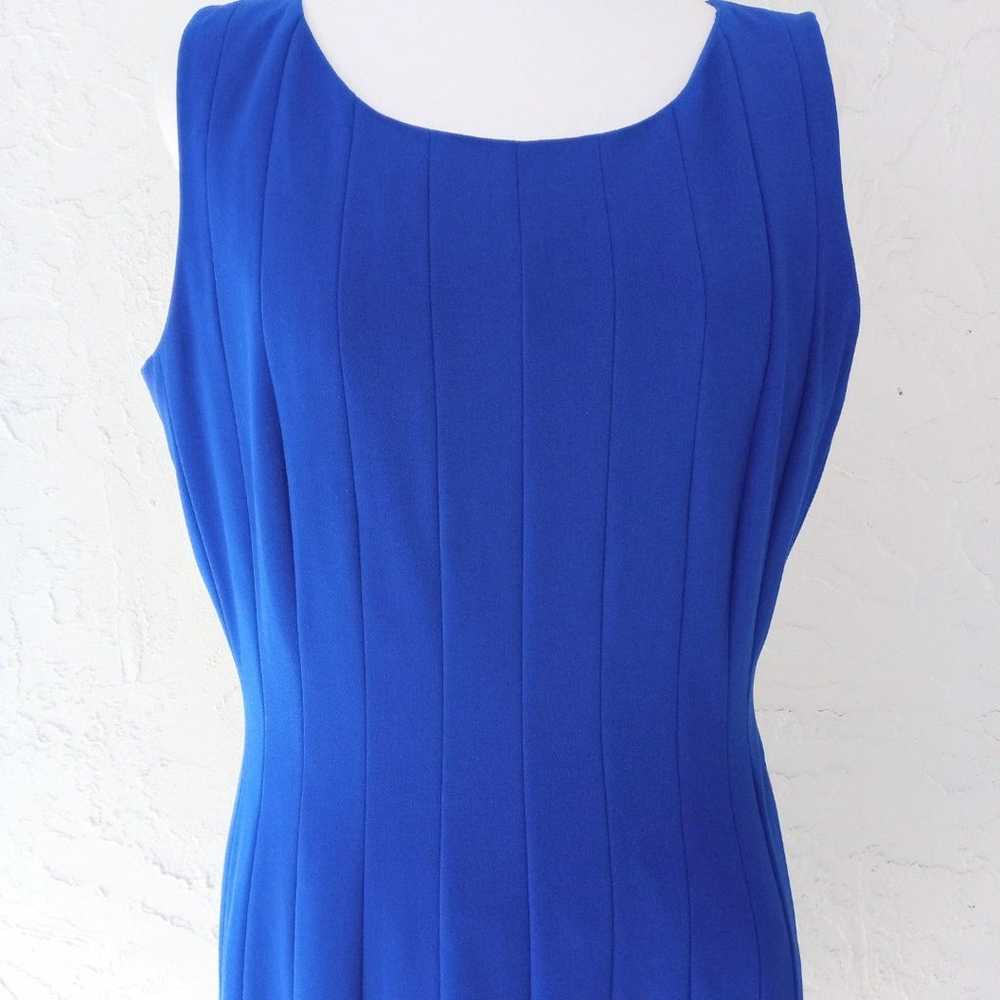 CALVIN KLEIN Women's Pleated Royal Blue Fit and F… - image 7