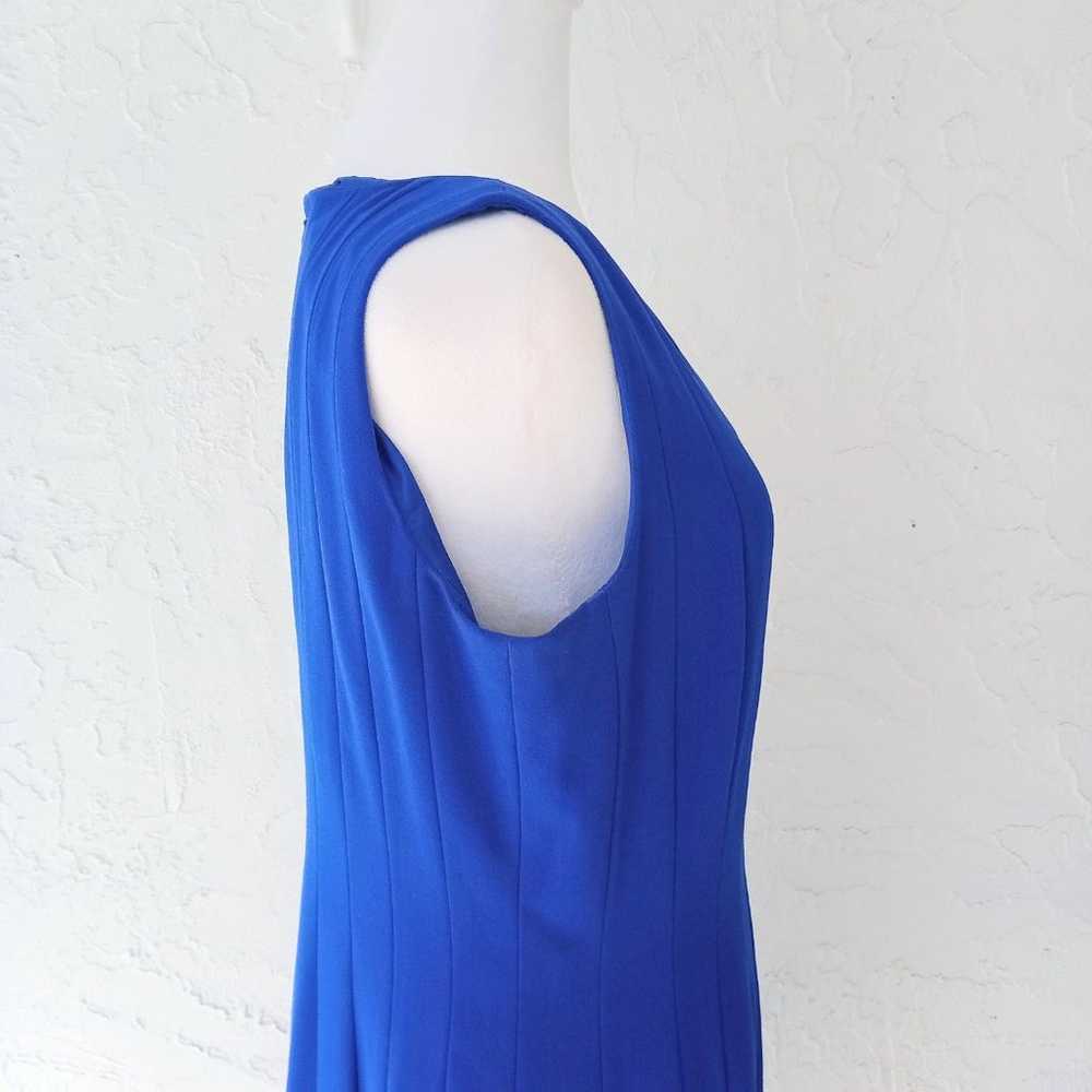CALVIN KLEIN Women's Pleated Royal Blue Fit and F… - image 8