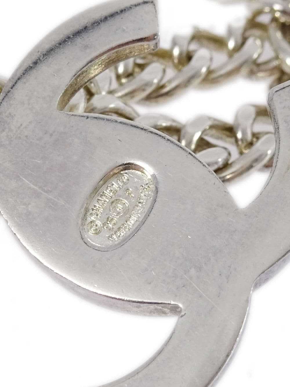 CHANEL Pre-Owned 1996 CC turn-lock chain necklace… - image 3