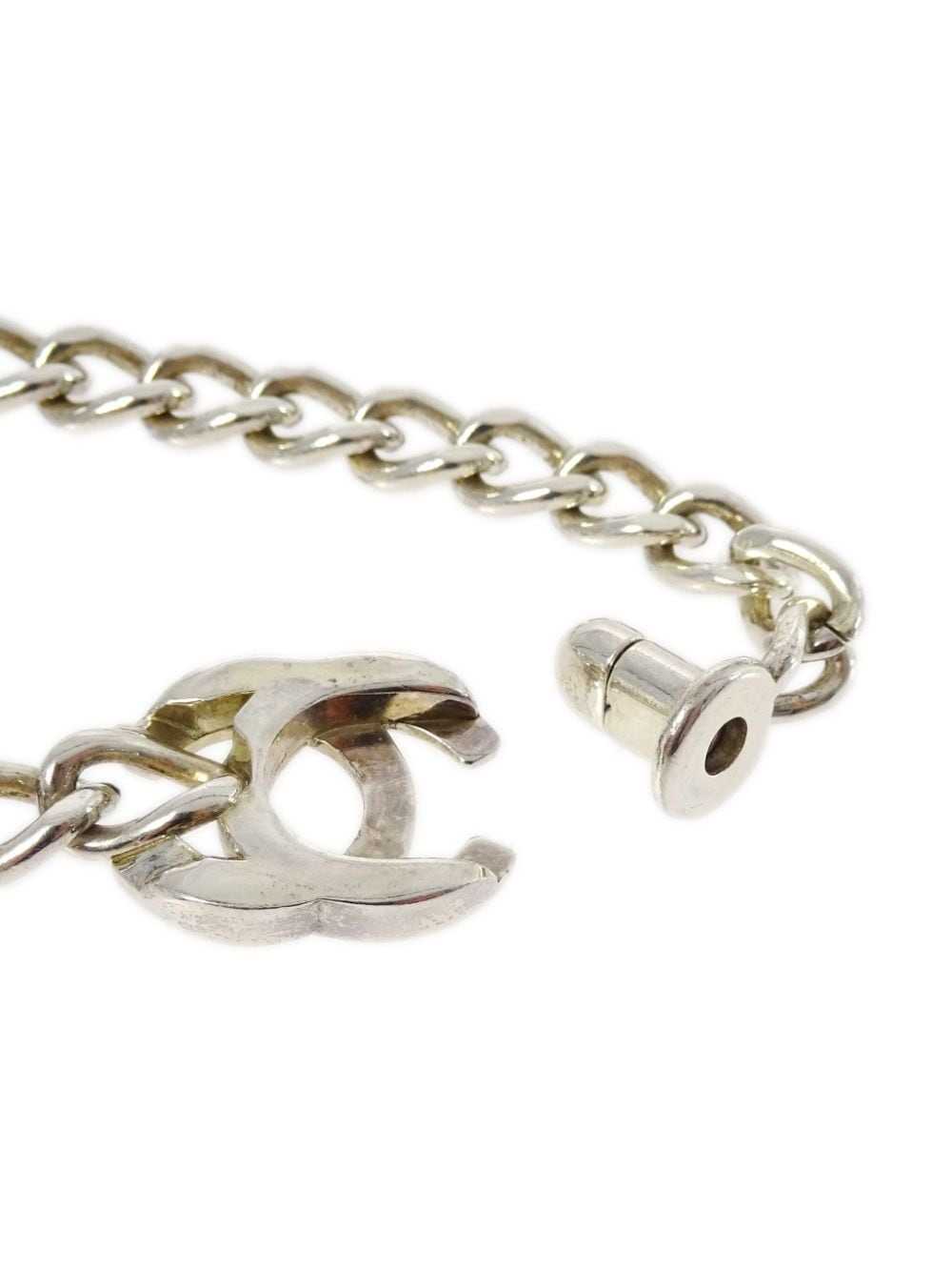 CHANEL Pre-Owned 1996 CC turn-lock chain necklace… - image 4