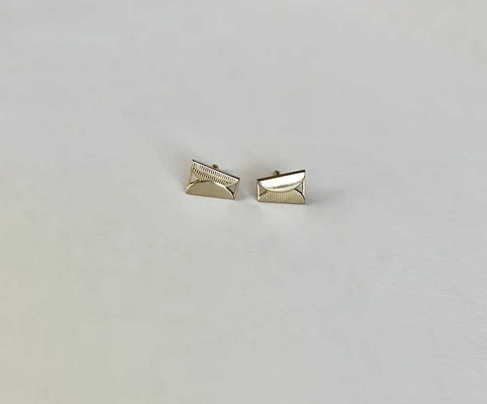 Swank Cufflinks, Gold Tone - image 5