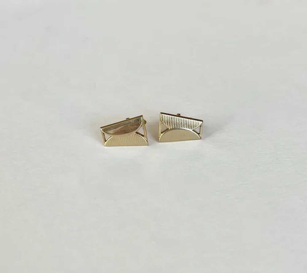 Swank Cufflinks, Gold Tone - image 6