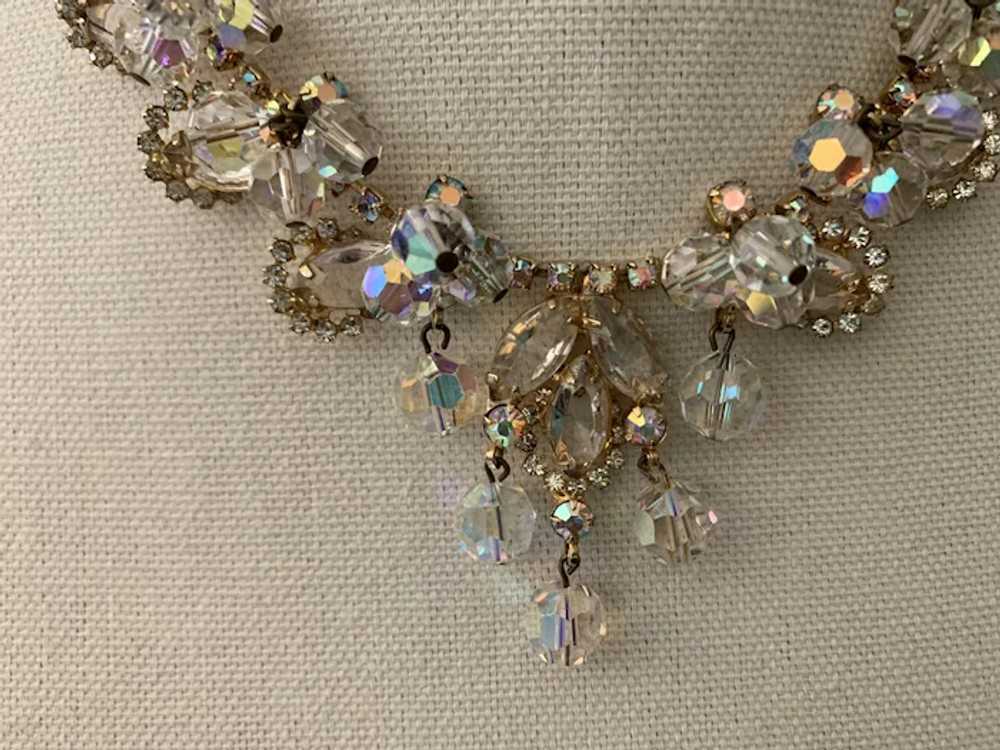 Juliana D & E Crystal Necklace with Rhinestones, … - image 2