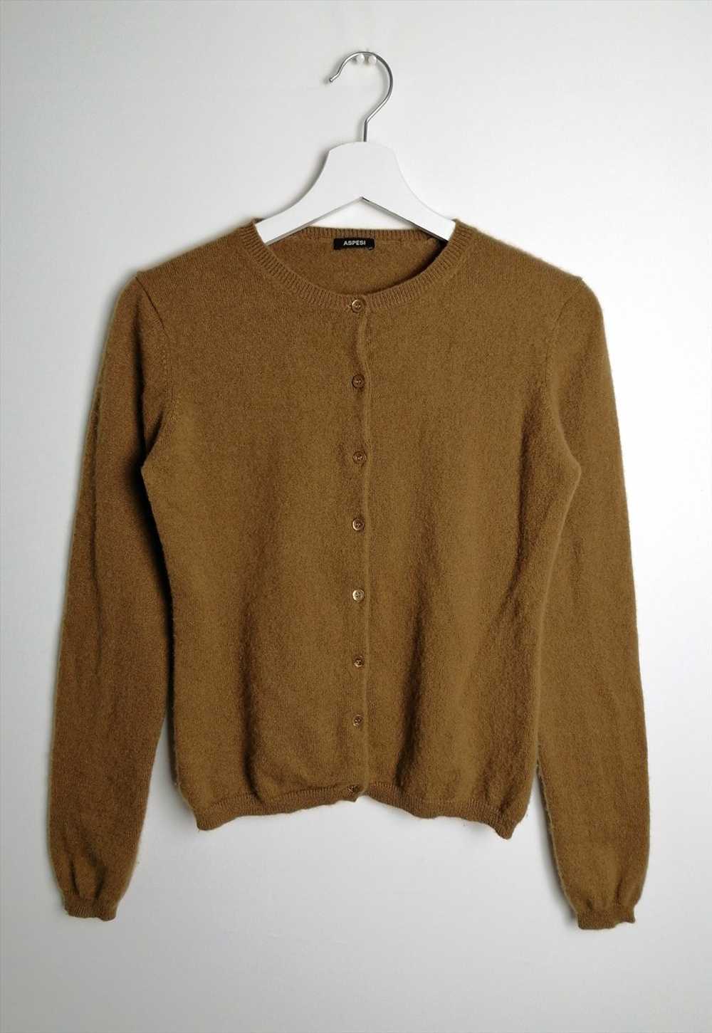 ASPESI Vintage 90's Y2K Soft Knit Cardigan Sweater - image 2