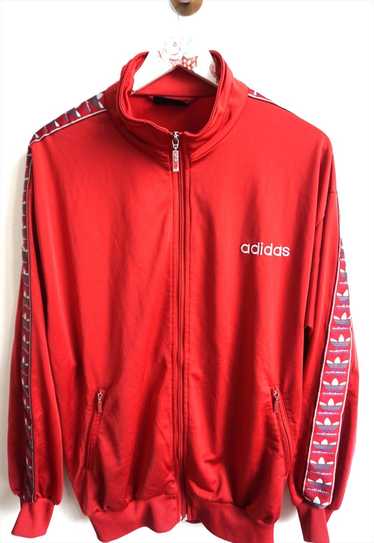 Vintage Adidas Mens Track Jacket Black 90s Original Sport Casual Full-Zip  Soccer
