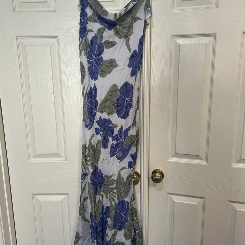 100% Silk Tommy Bahama Slip Dress Floral Evening … - image 10